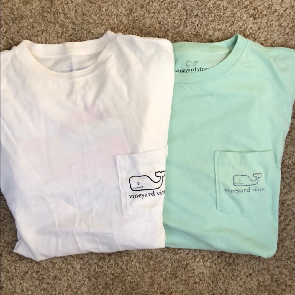 TWO vineyard vines long sleeves!